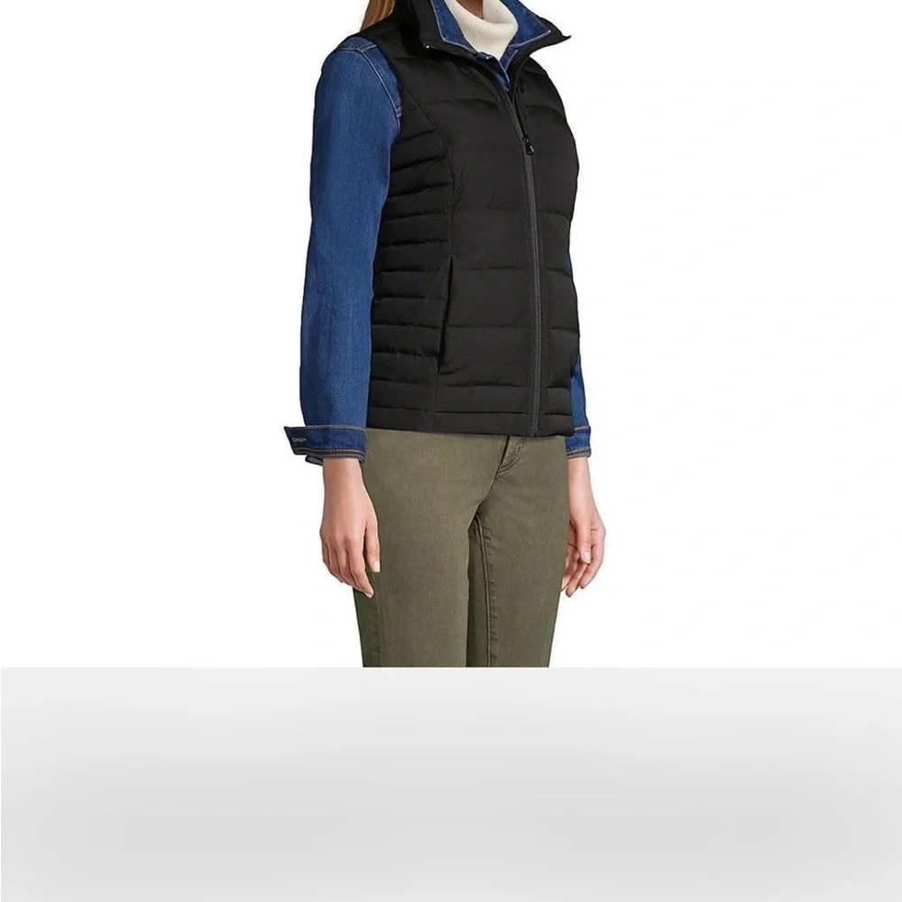 🔥SALE🔥NWT Lands' End Women's Classic Black Vest V2